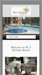 Mobile Screenshot of mjholidayresort.com